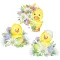 Húsvét Cute Chickens szalvéta 20 db-os 33x33 cm