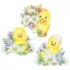 Húsvét Cute Chickens szalvéta 20 db-os 33x33 cm