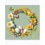 Húsvét Vintage Wreath szalvéta 20 db-os 33x33 cm
