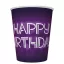 Happy Birthday Neon Cake papír pohár 8 db-os 250 ml