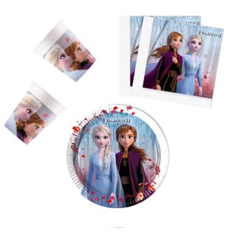   Disney Jégvarázs Leaf party szett 36 db-os 20 cm-es tányérral