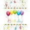 Happy Birthday Streamers ajándéktasak, ajándékzacskó 6 db-os