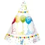 Happy Birthday Streamers parti kalap, csákó 6 db-os