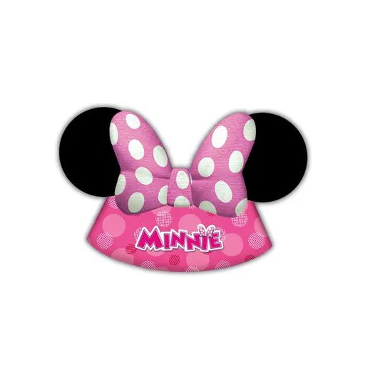 Disney Minnie Junior parti kalap, csákó 6 db-os