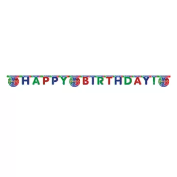 Pizsihősök Trio Happy Birthday felirat 200 cm
