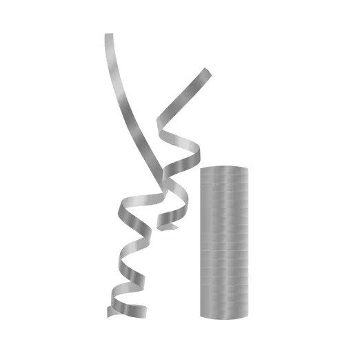 Ezüst Metallic szerpentin