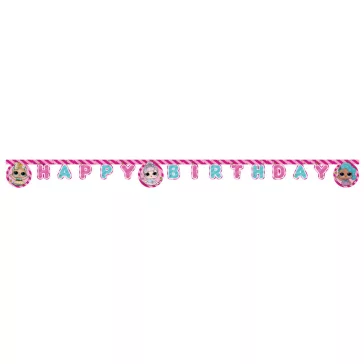 LOL Surprise Glitterati Happy Birthday felirat 2 m