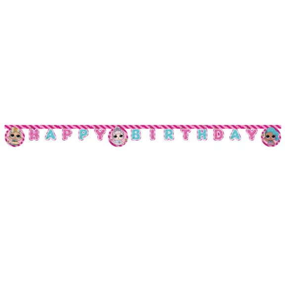 LOL Surprise Glitterati Happy Birthday felirat 2 m