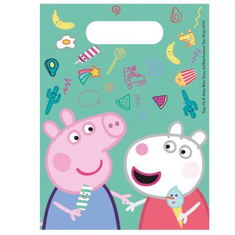   Peppa malac Messy Play ajándéktasak, ajándékzacskó 6 db-os