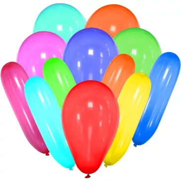 Színes Multicolor léggömb, lufi 30 db-os