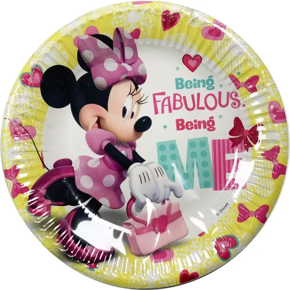 Disney Minnie Happy Helpers papírtányér 8 db-os 20 cm Disney Minnie Happy Helpers papírtányér 8 db-os 20 cm