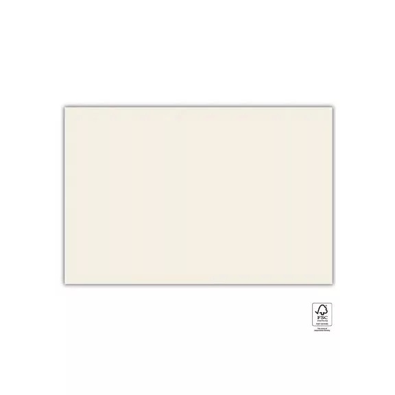Unicolour Cream, Krémszínű papír asztalterítő 120x180 cm FSC Unicolour Cream, Krémszínű papír asztalterítő 120x180 cm FSC