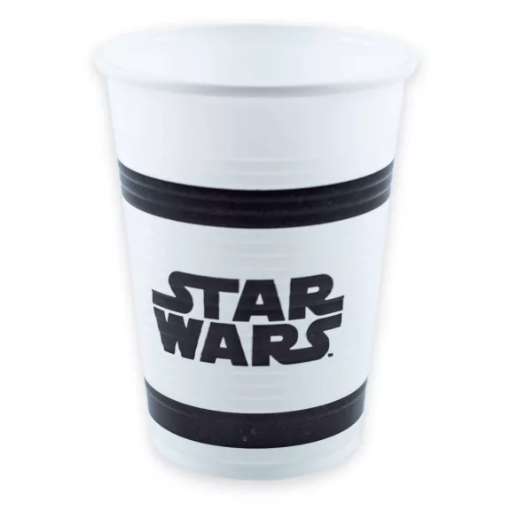Star Wars Troopers műanyag pohár 8 db-os 200 ml Star Wars Troopers műanyag pohár 8 db-os 200 ml