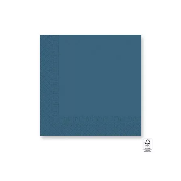 Kék Unicolour Blue szalvéta 20 db-os 33x33 cm FSC Kék Unicolour Blue szalvéta 20 db-os 33x33 cm FSC