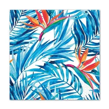 Virágos Tropical szalvéta 20 db-os 33x33 cm