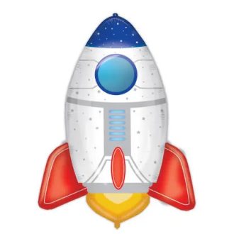 Rakéta Space fólia lufi 77 cm