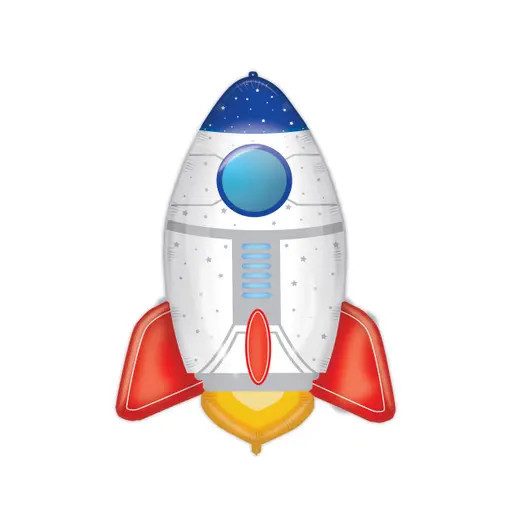 Rakéta Space fólia lufi 77 cm