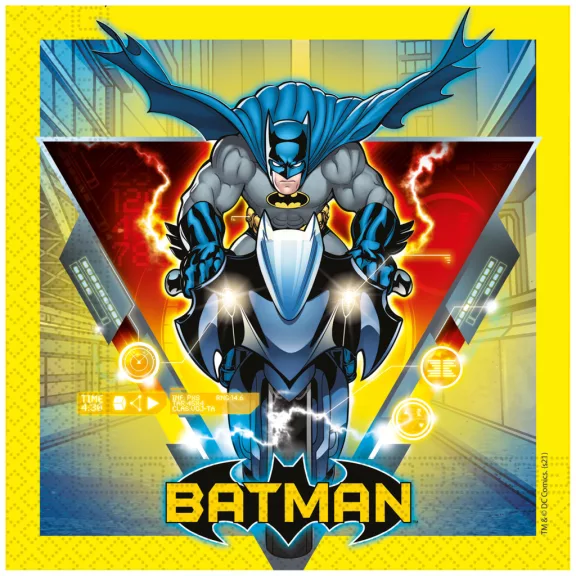 Batman Rogue Rage szalvéta 20 db-os 33x33 cm FSC Batman Rogue Rage szalvéta 20 db-os 33x33 cm FSC