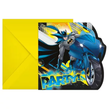 Batman Rogue Rage party meghívó 6 db-os FSC
