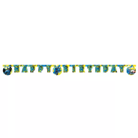 Batman Rogue Rage Happy Birthday felirat FSC 2 m