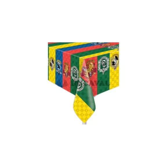 Harry Potter Hogwarts Houses papír asztalterítő 120x180 cm FSC