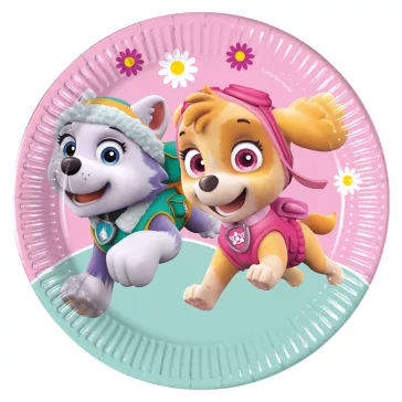   Mancs Őrjárat Skye and Everest papírtányér 8 db-os 23 cm FSC