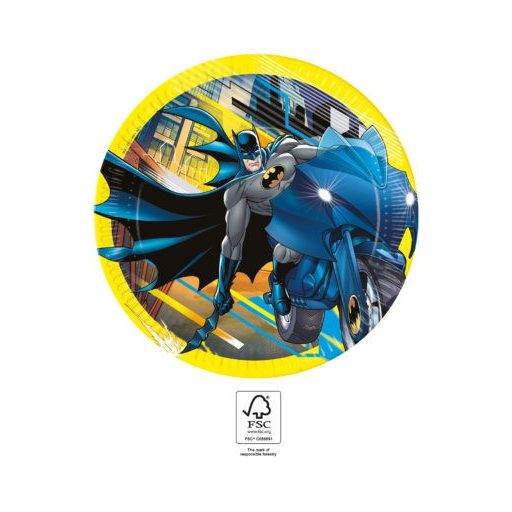 Batman Rogue Rage papírtányér 8 db-os 23 cm FSC
