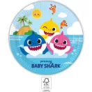 Baby Shark Fun in the Sun papírtányér 8 db-os 23 cm FSC Baby Shark Fun in the Sun papírtányér 8 db-os 23 cm FSC