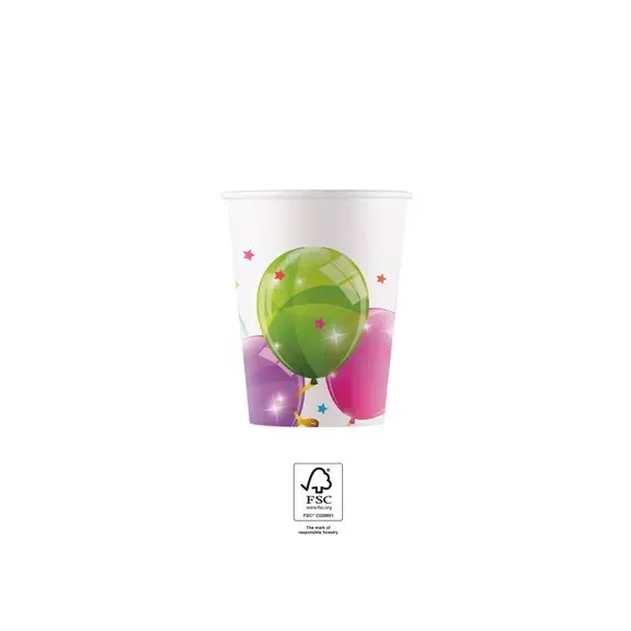 Lufis Sparkling papír pohár 8 db-os 200 ml FSC Lufis Sparkling papír pohár 8 db-os 200 ml FSC