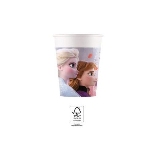 Disney Jégvarázs Leaf papír pohár 8 db-os 200 ml FSC