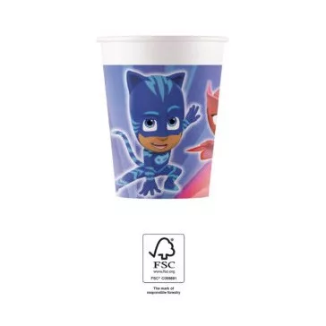 Pizsihősök Trio papír pohár 8 db-os 200 ml FSC