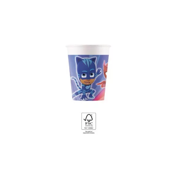 Pizsihősök Trio papír pohár 8 db-os 200 ml FSC Pizsihősök Trio papír pohár 8 db-os 200 ml FSC