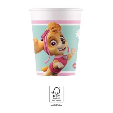   Mancs Őrjárat Skye and Everest papír pohár 8 db-os 200 ml FSC