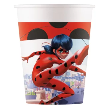   Katicabogár és Fekete macska kalandjai Hero papír pohár 8 db-os 200 ml FSC