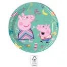 Peppa malac Messy Play papírtányér 8 db-os 20 cm FSC Peppa malac Messy Play papírtányér 8 db-os 20 cm FSC
