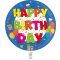 Happy Birthday Kokliko papírtányér 8 db-os 20 cm FSC