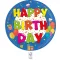 Happy Birthday Kokliko papírtányér 8 db-os 20 cm FSC