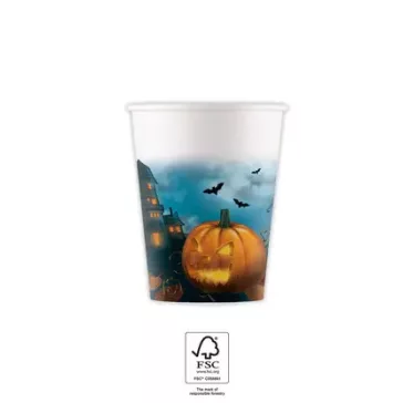 Halloween Sensations papír pohár 8 db-os 200 ml FSC