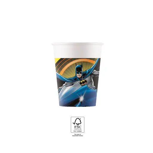 Batman Rogue Rage papír pohár 8 db-os 200 ml FSC