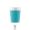 Unicolour Tirquoise, Kék papír pohár 8 db-os 200 ml FSC