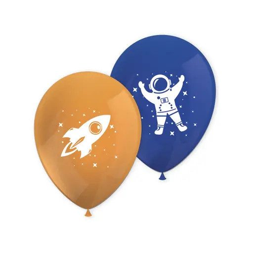 Űr Rocket Space léggömb, lufi 8 db-os