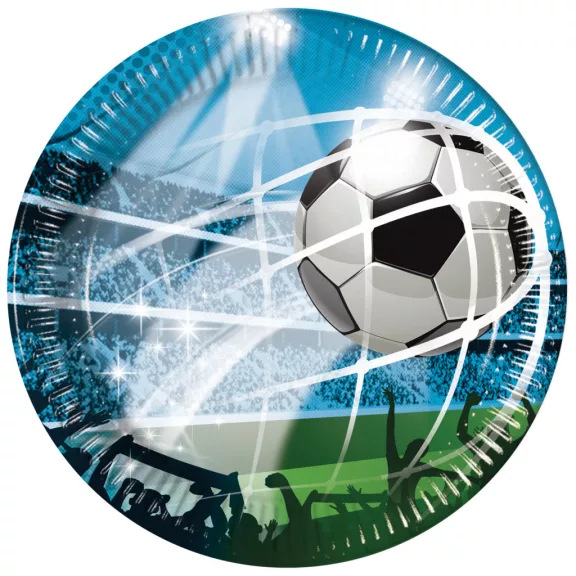 Focis Soccer Fans papírtányér 8 db-os 23 cm FSC Focis Soccer Fans papírtányér 8 db-os 23 cm FSC