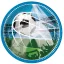 Focis Soccer Fans papírtányér 8 db-os 20 cm FSC