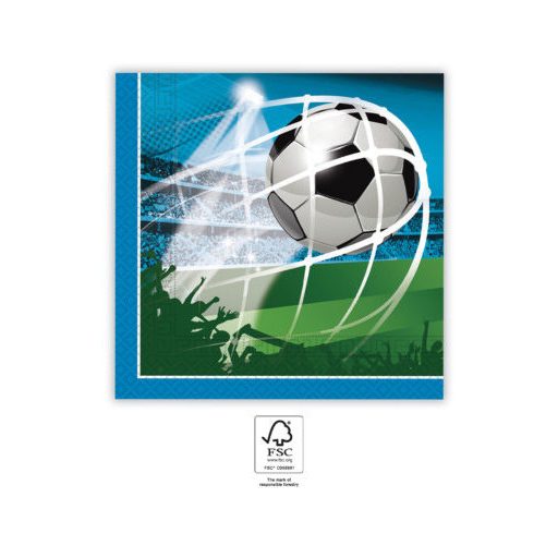 Focis Soccer Fans szalvéta 20 db-os 33x33 cm FSC