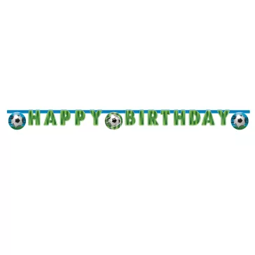 Focis Soccer Fans Happy Birthday felirat FSC 2 m