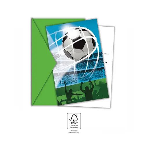 Focis Soccer Fans party meghívó 6 db-os FSC