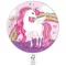 Unikornis Rainbow Colors papírtányér 8 db-os 23 cm FSC