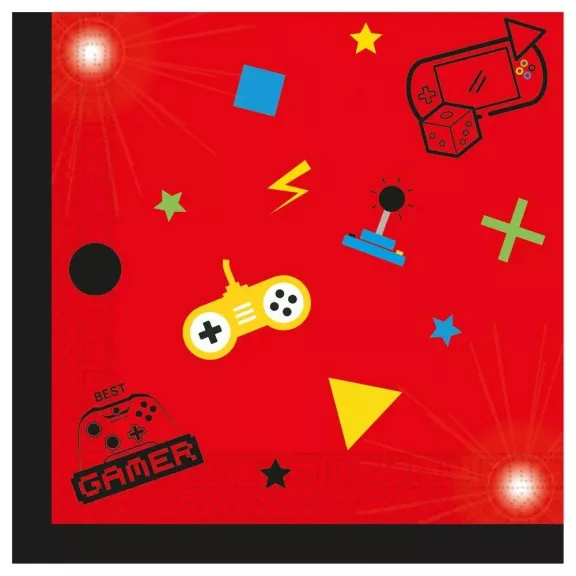 Gaming Party szalvéta 20 db-os 33x33 cm FSC Gaming Party szalvéta 20 db-os 33x33 cm FSC
