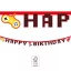 Gaming Party Happy Birthday felirat FSC 2 m