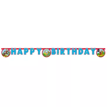 Disney Mickey Rock the House Happy Birthday felirat FSC 2 m